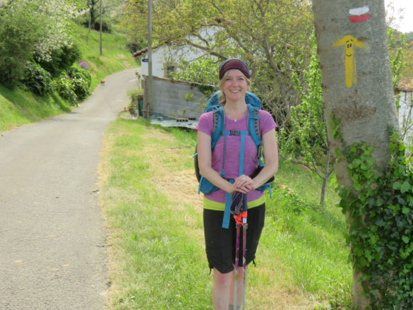 Camino del Norte between San Sebastian to Zarautz